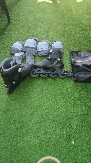 Patines Decathlon Talla 41 + Kit Protecciones