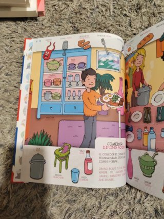 El libro de las 1001 palabras castellano-inglés