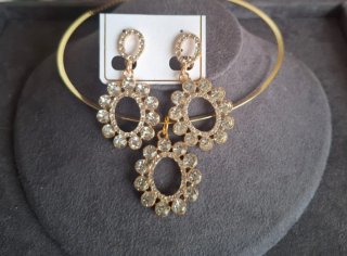 Set Bijoux Elegante Oro e Argento