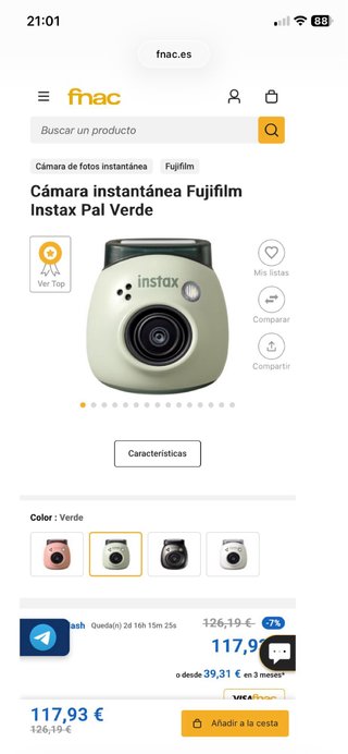 Camaras Instax Mini 12 y instax pal