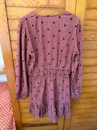Vestido Zara lunares rosa