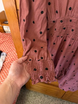 Vestido Zara lunares rosa