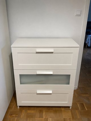 Cómoda 3 cajones Ikea blanca
