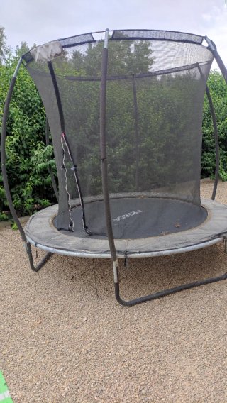 Colchoneta, cama elástica AREBOS 240 exterior