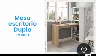 Escritorio Habitdesign Duplo Roble Canadian
