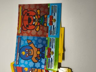 28 Cartas Colección Oficial Brawl Stars