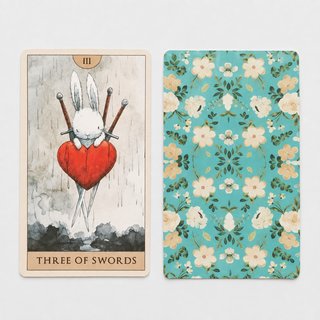 Rabbit Tarot 78 cartas tarot de conejos ilustrado