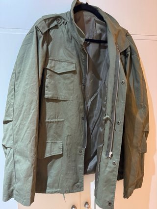 Chaqueta de caza verde para hombre