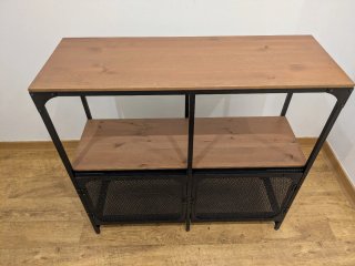 Estantería FJALLBO IKEA 100x95 cm Negra