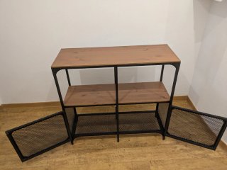 Estantería FJALLBO IKEA 100x95 cm Negra