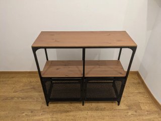 Estantería FJALLBO IKEA 100x95 cm Negra