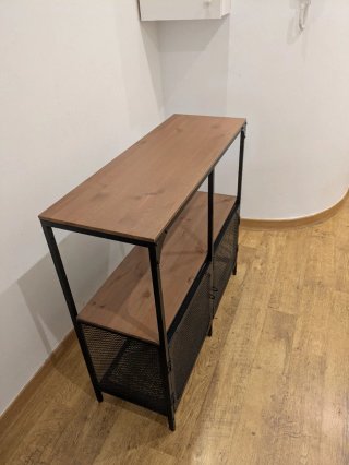 Estantería FJALLBO IKEA 100x95 cm Negra