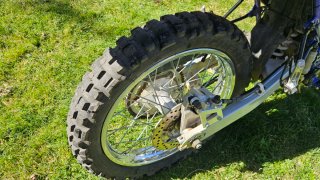Yamaha DT 125 Enduro Azul y Blanca