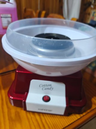 Máquina de Algodón de Azúcar Roja