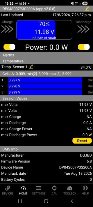 Batería 12V 90Ah 999Wh Tipo Lancha