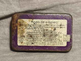 Caja lata antigua Pastillas Richelet