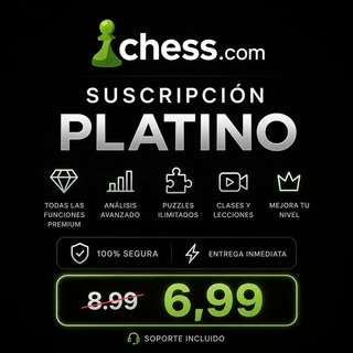 Suscripción Chess.com Platino con descuento