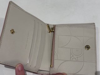 Cartera Mujer Purificación García rosa y beige