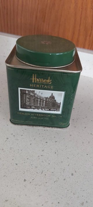 Lata de té Harrods Heritage Antigua
