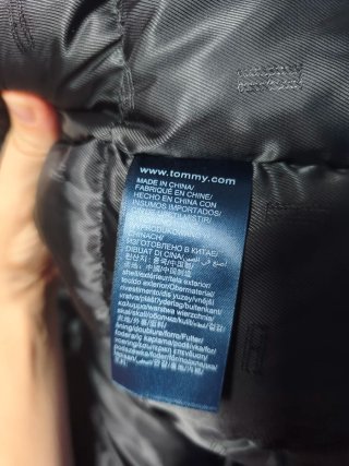 Cazadora Tommy Hilfiger Negra Talla XL
