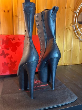Botines Pole Dance Negro Mate Talla 38