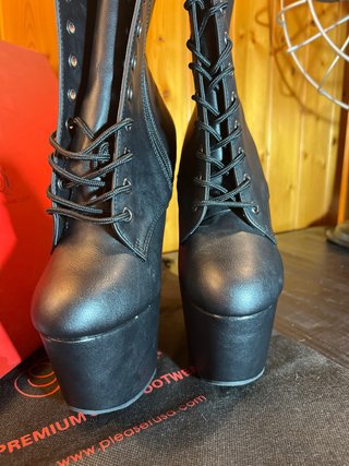 Botines Pole Dance Negro Mate Talla 38