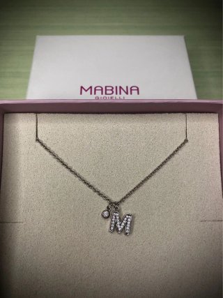 Collana Mabina Gioielli con iniziale "M"