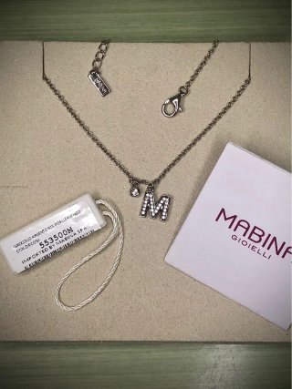 Collana Mabina Gioielli con iniziale "M"