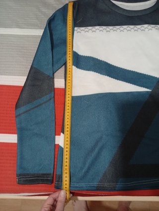 Sudadera Mujer Azul Celeste y Blanco