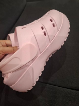 Sandalias Adidas plataforma rosas