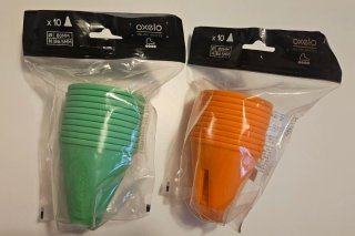 Conos Oxelo Patinaje Inline x10 Naranja y Verde