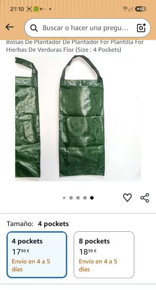 Bolsas de cultivo verticales (Ref 2)