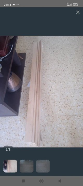 Cortinero de madera