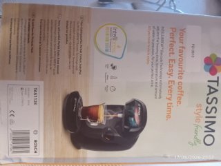 Cafetera Tassimo Bosch sin estrenar, nuevo, negro