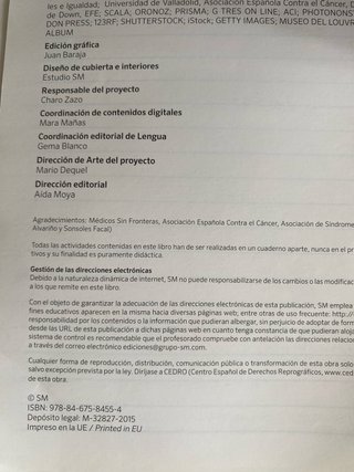 Lengua castellana y literatura, 3 ESO