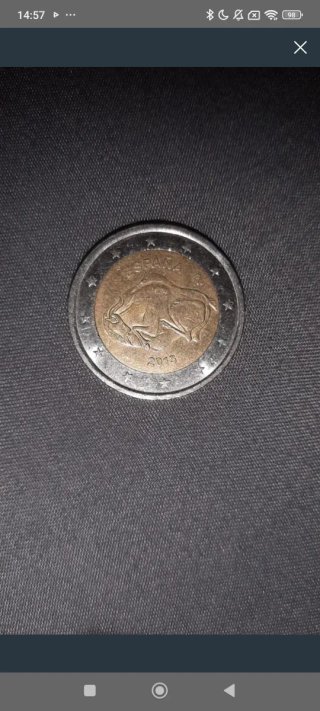 Moneda 2 Euros España 2015 Toro
