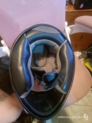 Casco de Moto Shark Blanco con Dibujos