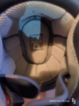 Casco de Moto Shark Blanco con Dibujos