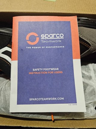 Zapatillas Sparco Nitro Negras y Naranjas