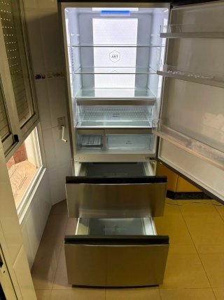 Frigorífico Haier A3FE742CMJ - Acero Inoxidable