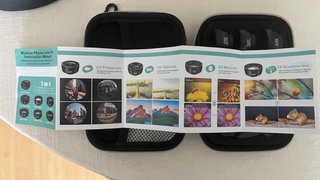 Kit de objetivos para la cámara del movil