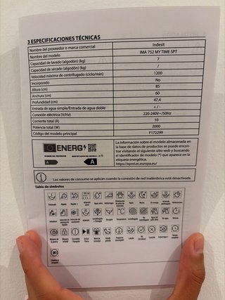 Lavadora INDESIT 7kg