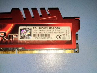 Kit RAM DDR3 8GB (2x4GB) G.Skill 1600MHz