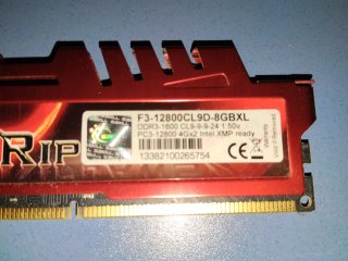 Kit RAM DDR3 8GB (2x4GB) G.Skill 1600MHz