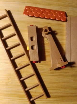 Lote Playmobil escalera teja