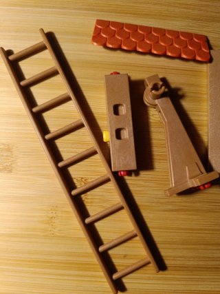 Lote Playmobil escalera teja