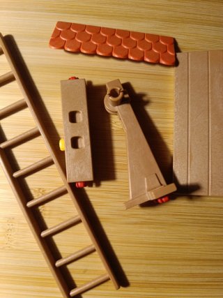 Lote Playmobil escalera teja