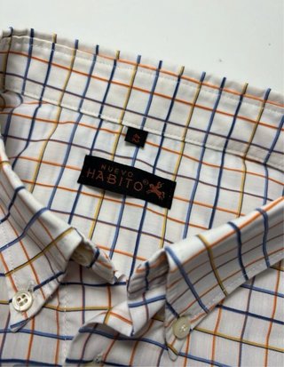 Camisa cuadros hombre talla 42