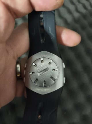 Reloj Polar FT80 Negro y Plateado