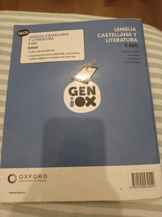 Lengua castellana y literatura 2o ESO